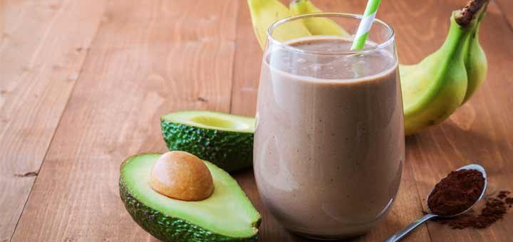 Chocolate Avocado Smoothie Great For Pre/Post Workout