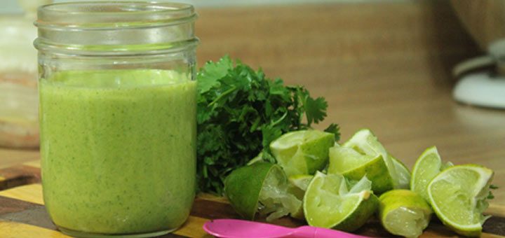 Creamy Cilantro Lime Salad Dressing