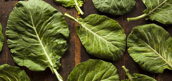 Marinated Ginger Collard Greens