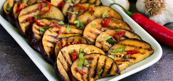Grilled Eggplant With Jamaican Jerk Marinade