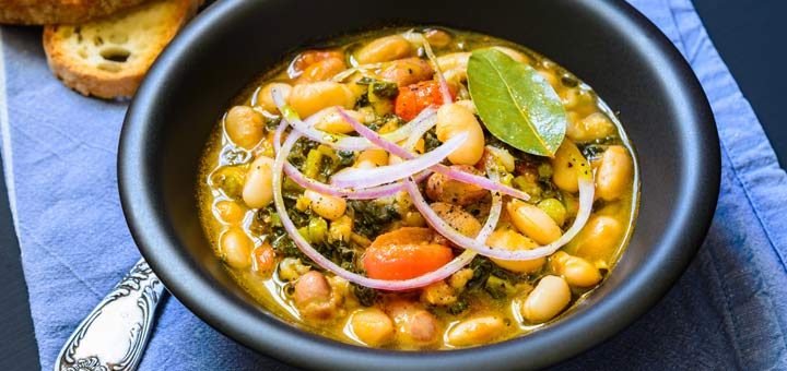 Kale, Butternut Squash, And White Bean Stew