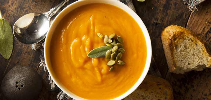 Roasted Butternut Squash And Carrot Soup