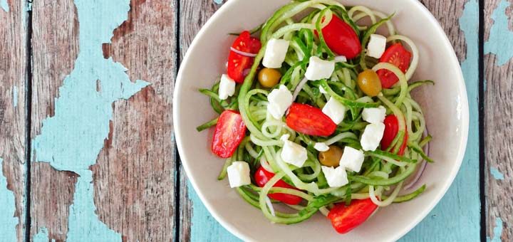 Mediterranean Zucchini Pasta