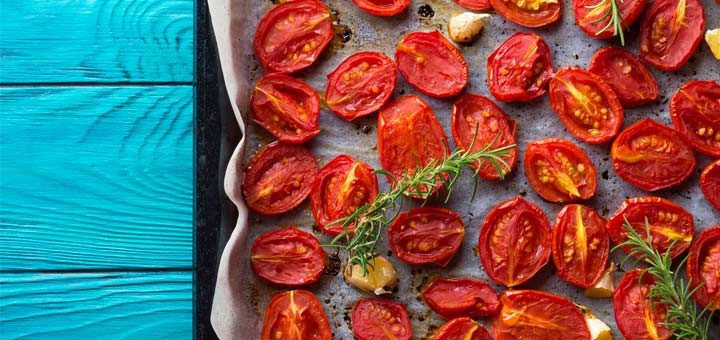 Quick Pesto With Broiled Tomatoes