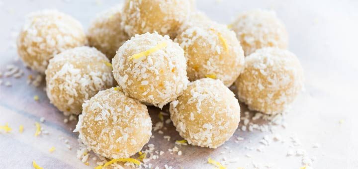 Lemon Ginger Protein Power Bites