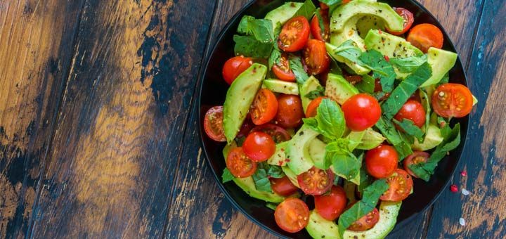 Tomato & Avocado Salad With Cilantro