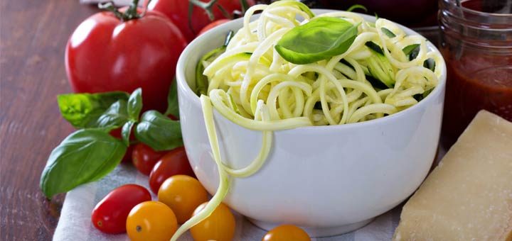 Raw Alfredo Sauce With Zucchini Noodles