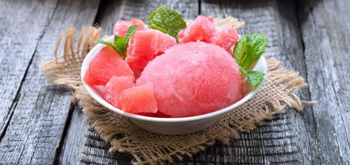 Hydrating Watermelon Sorbet For A Refreshing Dessert