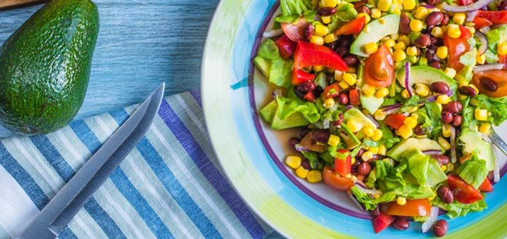 Southwestern Chopped Salad With Cilantro Dressing