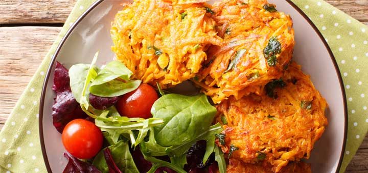 Crispy Sweet Potato Cakes