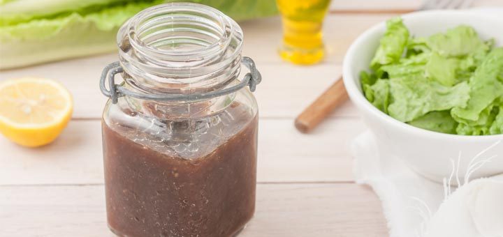 Blended Basil Balsamic Vinaigrette