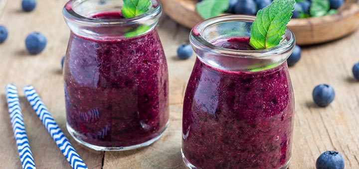 Blueberry Avocado Superfood Smoothie