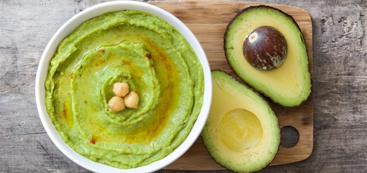 Spicy Cilantro Avocado Hummus