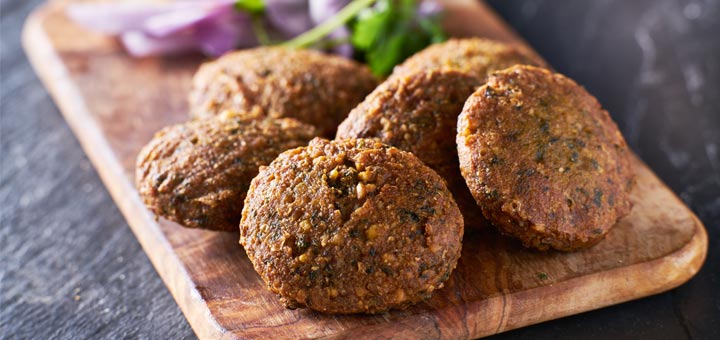 Easy Baked Falafel And Tahini Sauce