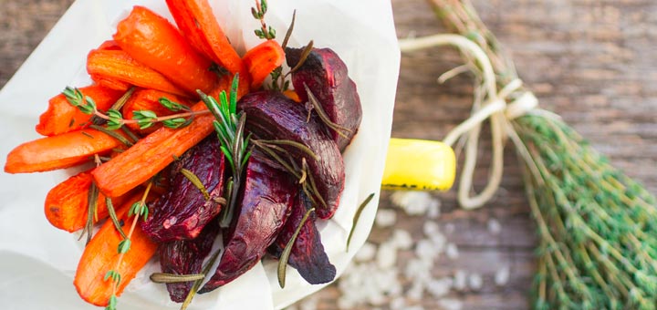 Honey Roasted Carrots And Beets