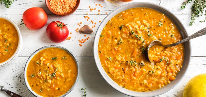 The Best Tomato Lentil Soup