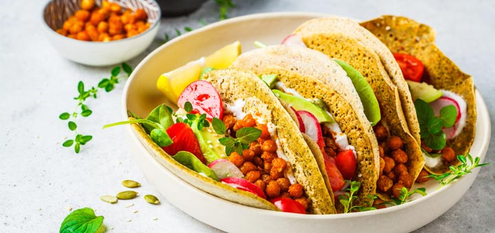 Easy Vegan Chickpea Tacos