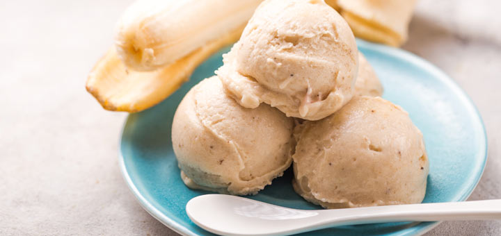 Banana Coconut Ginger Ice Cream